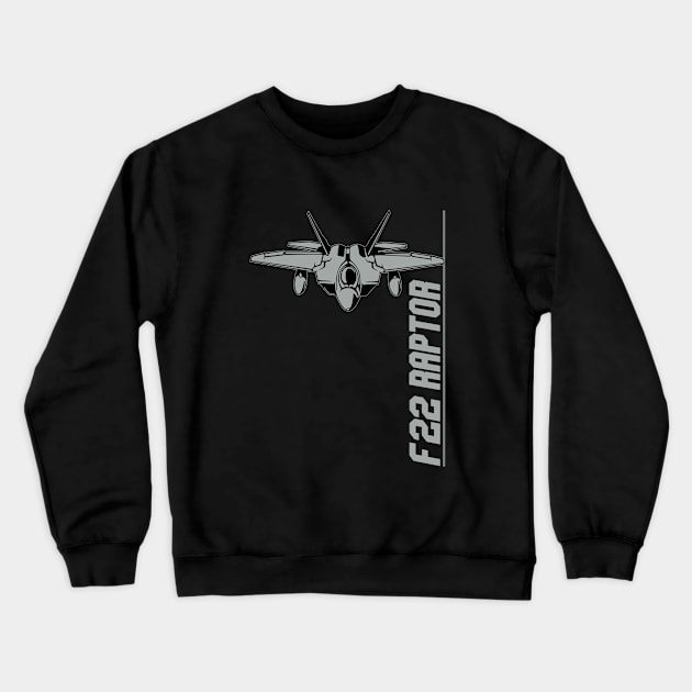 F-22 Raptor Jet Fighters Crewneck Sweatshirt by Jose Luiz Filho